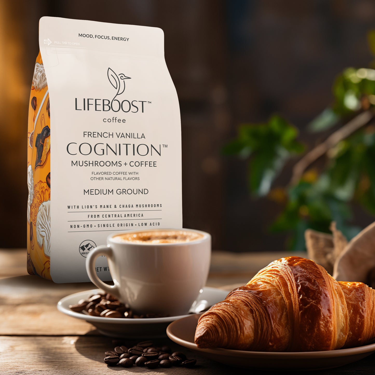 NEW! French Vanilla Cognition Mushroom Coffee