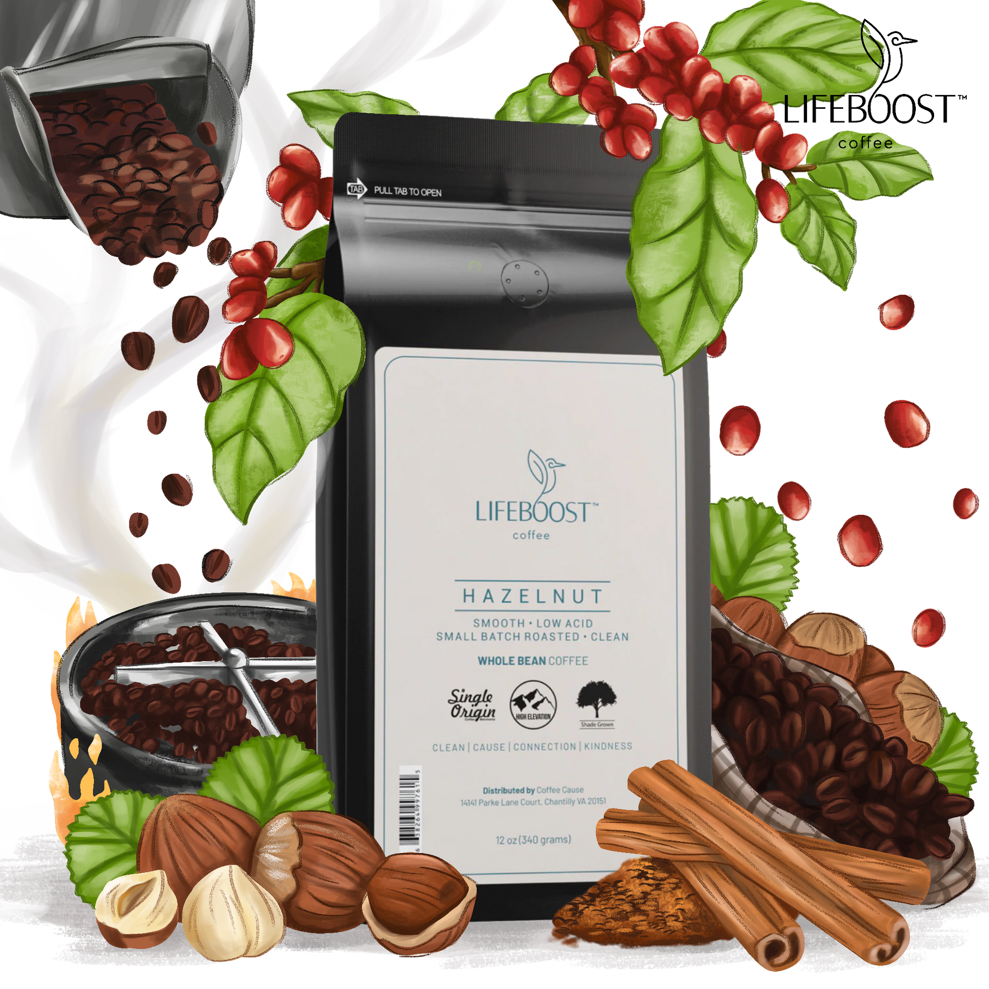 Hazelnut - Lifeboost Coffee