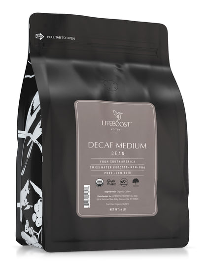 Decaf Medium Roast BEAN - 4 Pound Bag FINAL BATCH